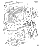 Diagram for Oldsmobile Delta 88 Window Channel - 20743180