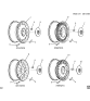 Diagram for 1997 Cadillac Seville Spare Wheel - 9593086