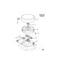 Diagram for 1986 Cadillac Seville Spare Wheel - 3634737