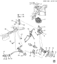 Diagram for 1996 Cadillac Seville Ride Height Sensor - 22153236