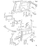Diagram for 1991 GMC G1500 Door Striker - 15685744