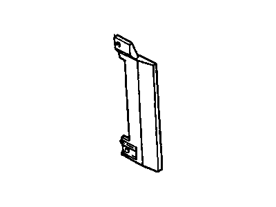 GM 15522564 Extension, Radiator Air Side Baffle, Right