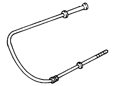 1987 GMC S15 Parking Brake Cable - 14063019