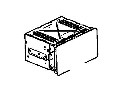 GM 22732927 Radio Assembly, Amplitude Modulation/Frequency Modulation Stereo & Clock & Audio Disc