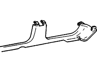 GM 22704528 Retainer Assembly, Front Side Door Opening Floor Carpet *Neutral Medium
