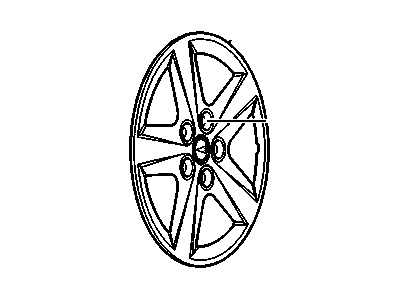 2005 Pontiac Grand Prix Wheel Cover - 9595570