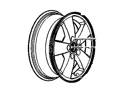 2005 Pontiac Grand Prix Spare Wheel - 9595952