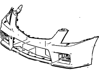 2009 Cadillac CTS Bumper - 25947966