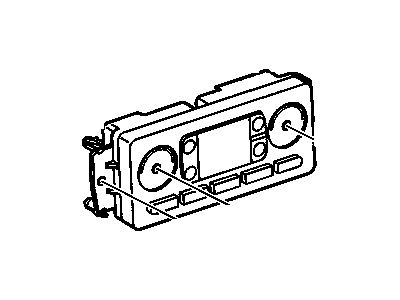 GM 15855848 Control,Heater & A/C(W/Rear Window Defogger Switch)