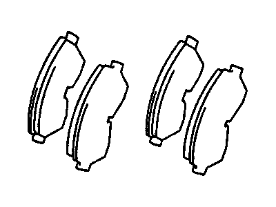 1992 Chevrolet Prizm Brake Pad - 94855748