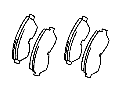 Chevrolet Prizm Brake Pad - 94855748