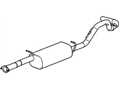 2002 Chevrolet Express Muffler - 15008799