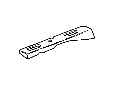 GM 90595946 Cover,Driver Seat Buckle Side Belt Tensioner Front Trim *Gray
