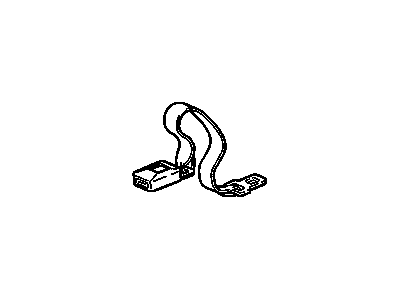 12533459 GM Seat Belt Extension Illustration 1 of 1