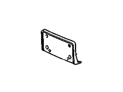 GM 25653071 Cover, Front License Mount Trim