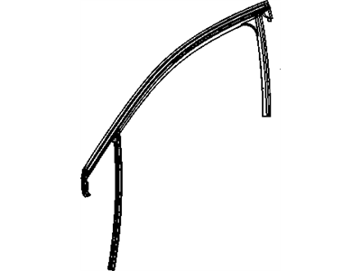 GM 23477186 Weatherstrip Assembly, Front Side Door Window