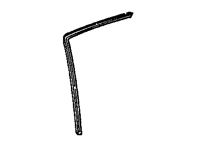 GM 90186558 CHANNEL, Rear Door Window Glass Run