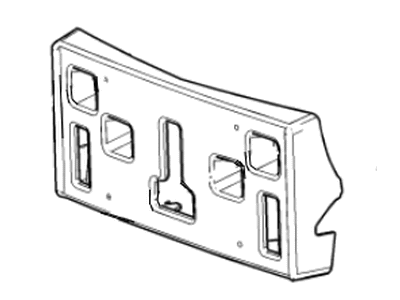 GM 42621363 Bracket, Front Lic Plt