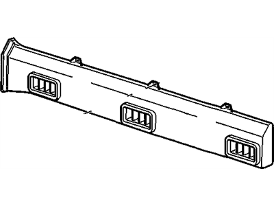 GM 15990068 Duct Assembly, Auxiliary Heater Outlet Front