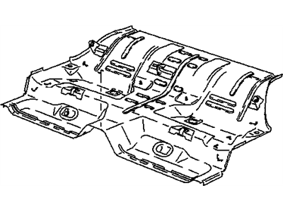 Saturn SW2 Floor Pan - 21123141