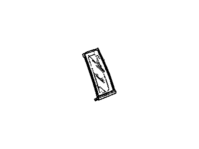 GM 15961352 Window Assembly, Rear Side Door Stationary/Rh