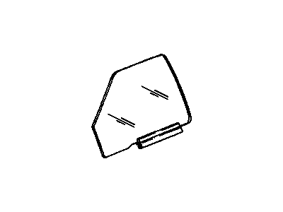 GM 84458570 Window, Front S/D