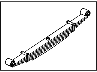 1999 Chevrolet P30 Leaf Spring - 15151122