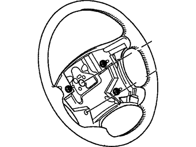 Oldsmobile 98 Steering Wheel - 17998565