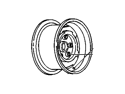 GMC C3500 Spare Wheel - 9592422