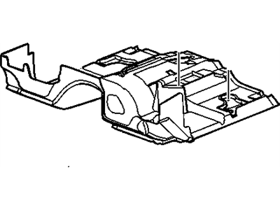 GM 15144949 Carpet Assembly, Front Floor Panel *Pewter R