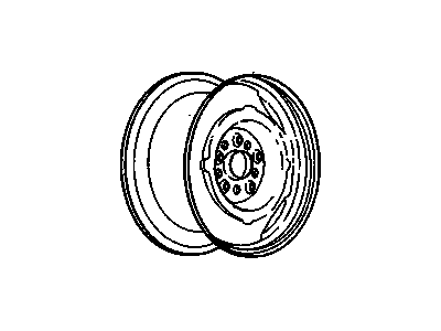 Cadillac Brougham Spare Wheel - 9590601