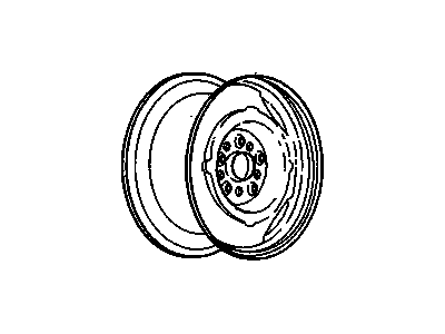 GM 9590601 Wheel Rim Assembly