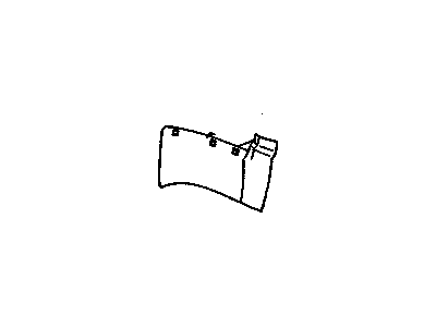 GM 25544945 Shld, Fuel Tank Filler Neck, Light
