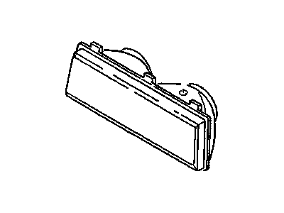 GM 16510989 Lens & Housing Assembly, Headlamp