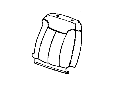 GM 12380774 Cover,Passenger Seat Back <Use 1C7M*Gray