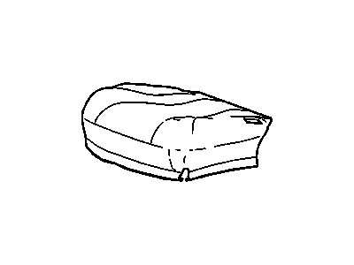 12473888 GM Cover,Driver Seat Cushion *Graphite Illustration 1 of 1