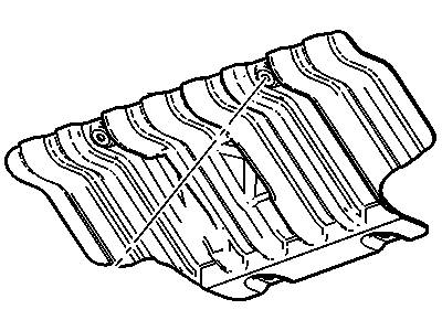 GM 25866607 Shield, Engine