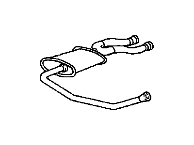 GM 22552918 Exhaust Muffler Assembly