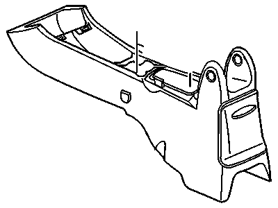 1999 Chevrolet Malibu Center Console Base - 22604739