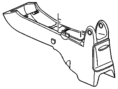 GM 22604737 Console Asm,Front Floor (Less Armrest&Cupholde*Neutral)(Les