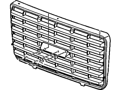 88980292 - Genuine GM Grille,Radiator (F3)