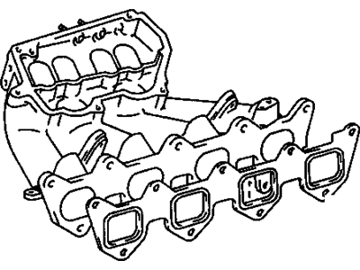 1993 Chevrolet Prizm Intake Manifold Gasket - 94853678