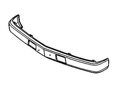 GM 15045443 Bar, Front Bumper Imp