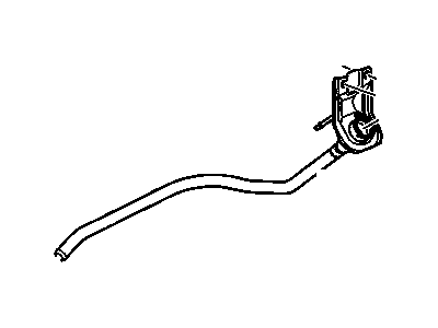 Hummer H3T Fuel Filler Hose - 94714831