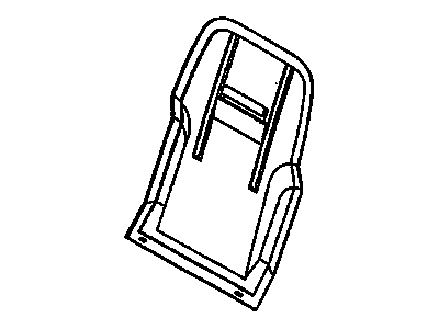 GM 16733238 Panel, Finish P/D Seat Back *Mushroom