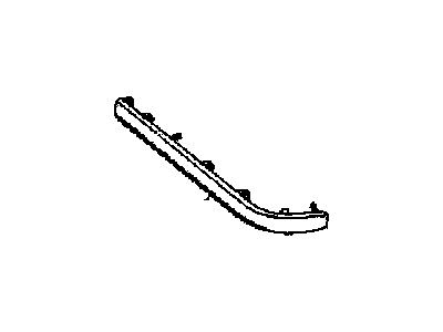 GM 472145 Strip,Front Bumper Rubber