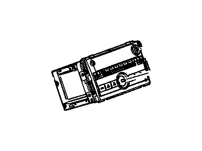 GM 25827117 Radio Assembly, Amplitude Modulation/Frequency Modulation Stereo & Audio Disc Player