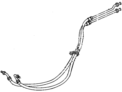 GM 12472194 Engine Oil Cooler Outlet Hose Assembly