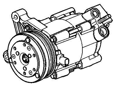 Saturn A/C Compressor - 19130315