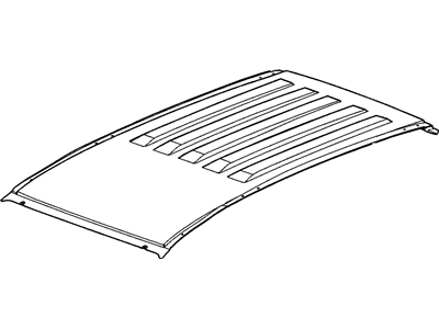 GM 10382156 Panel, Roof (Drill Holes As Required)